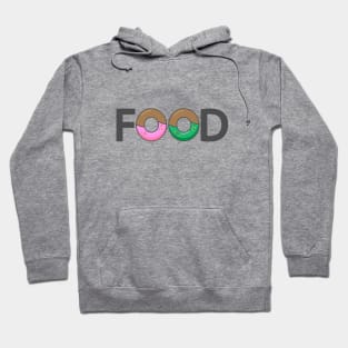 Food typographic artsy Hoodie